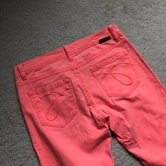 Neon salmon jeans - Picture 6 of 8